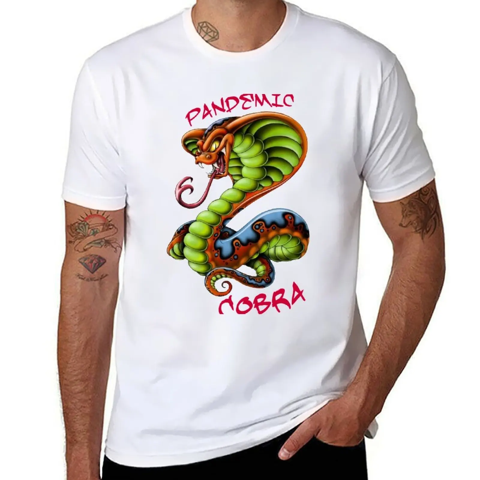 

Pandemic cobra T-Shirt t shirts for man graphic tees t shirt personalised T-Shirt