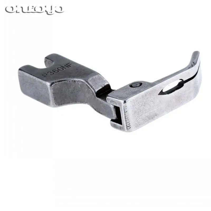 Hinged Zipper Presser Foot P360NF For Industrial Needle Feed Sewing Machines P360-NF