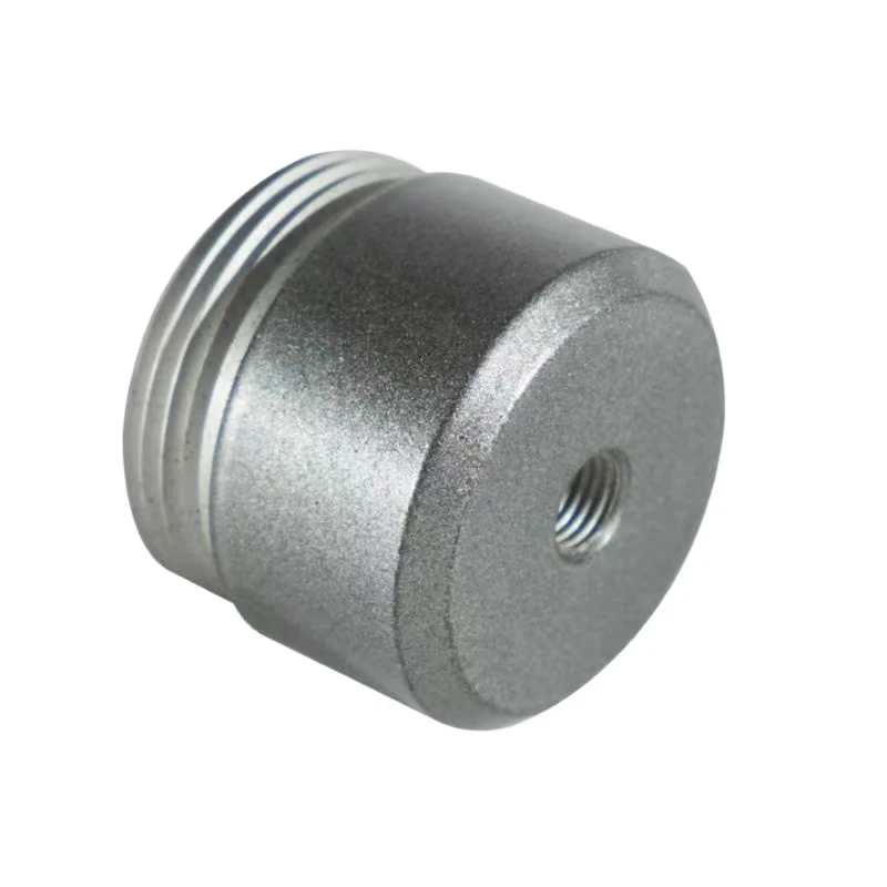 CNC machined stainless steel, aluminum alloy external thread connection sleeve, industrial equipment connection accessories