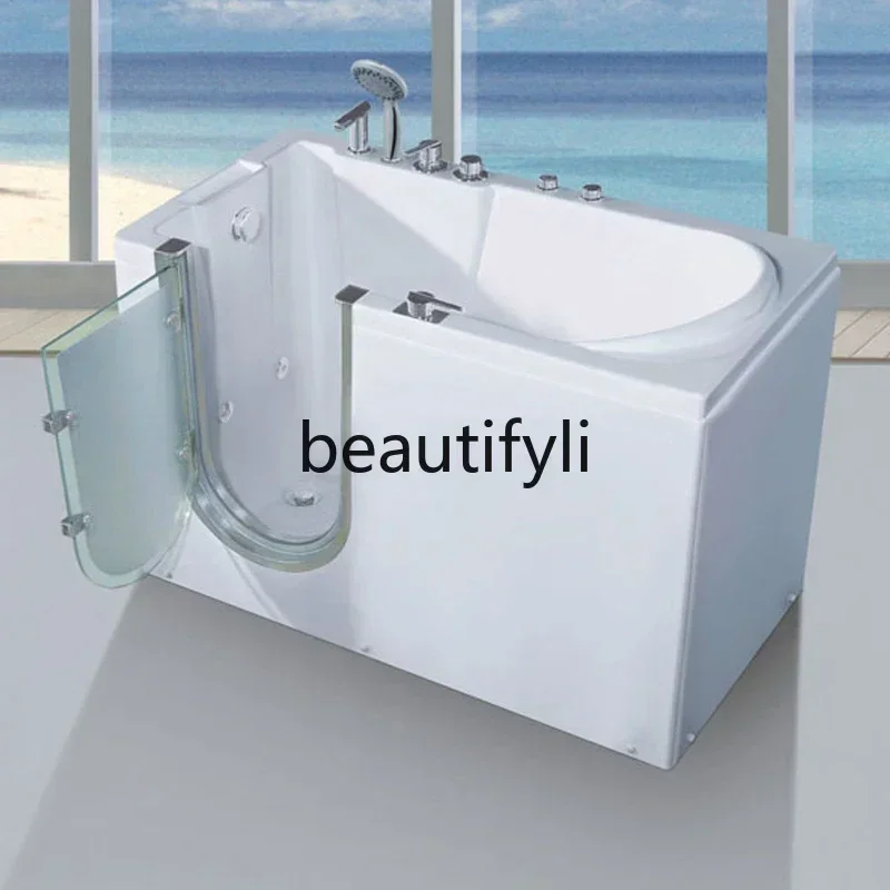 

Asmt14 Barrier-free side door walk-in seated acrylic Jacuzzi constant temperature intelligent