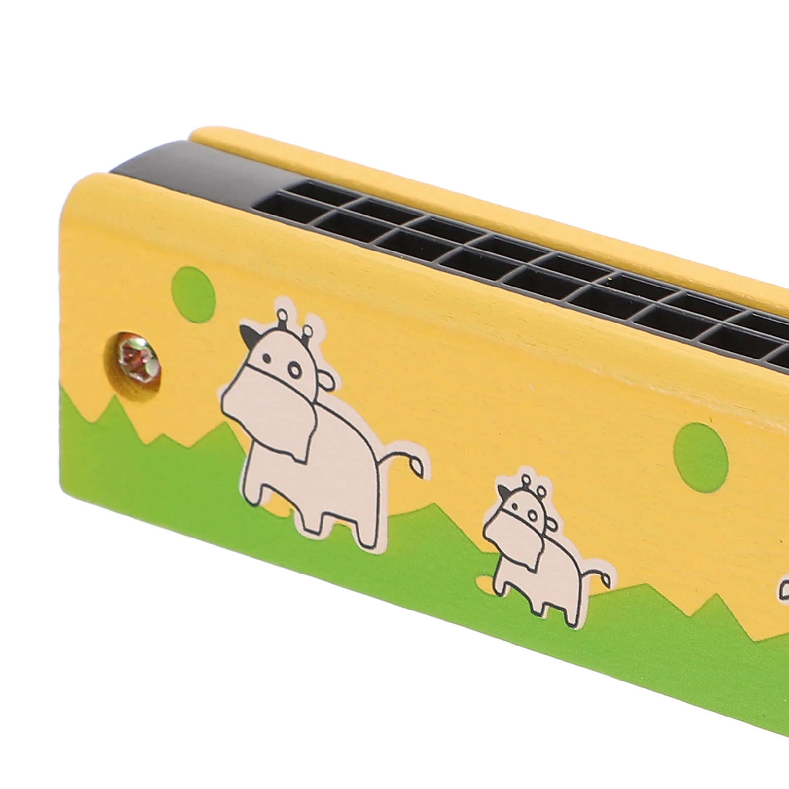 

2pcs Wooden Harmonica 16 Holes Musical Instrument for Kids Beginners Adults Parent-child Fun Education Learning Toy