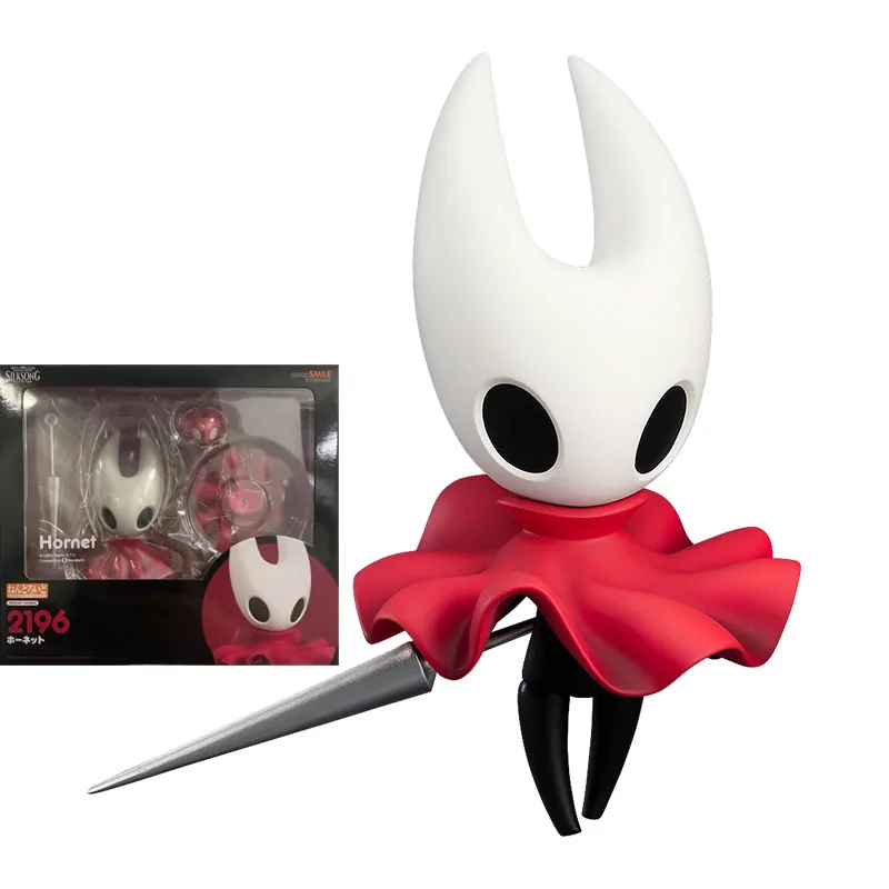 Good Smile Original Nendoroid Hollow Knight Silksong Hornet The Knight 2195 2196 Anime Action Figures Toys For Boys Girls Gift