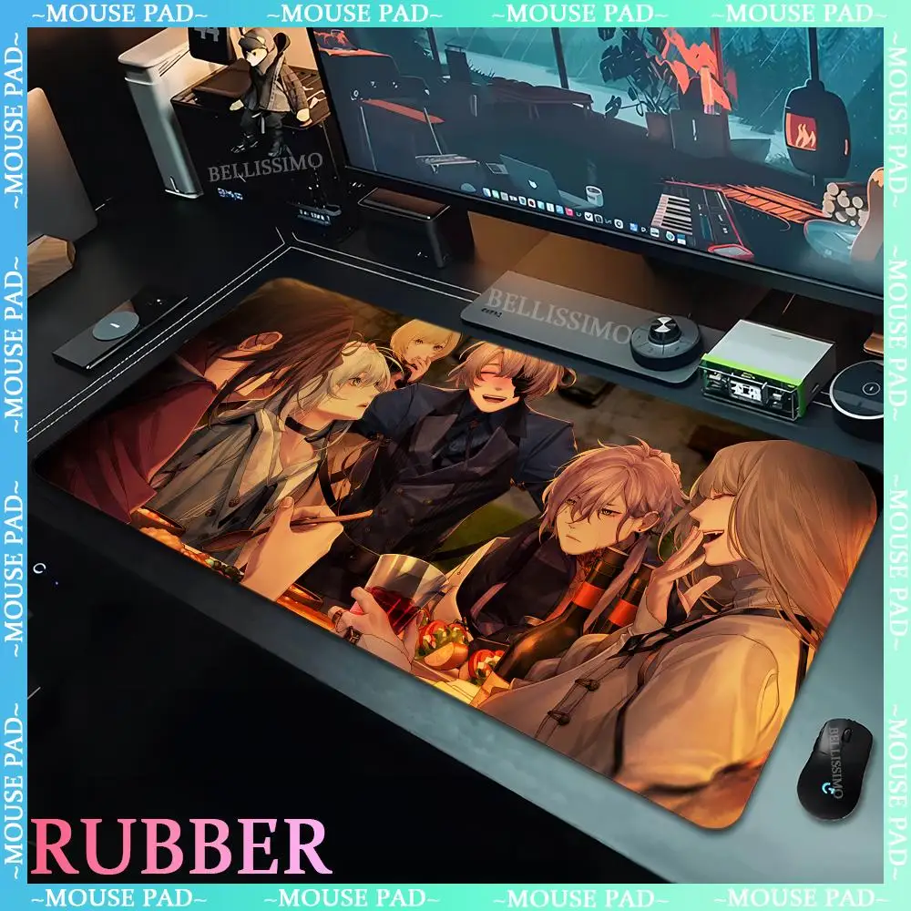 

E_Epic L_Lycoris anime mousepad gaming accessories gamer keyboard pad desk pad computer cabinet pad carpet lock edge mouse pad