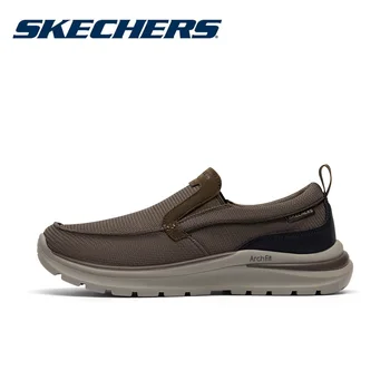 Skechers Men Shoes Summer Spring Lightweight Breathable Slip on Walking Sneakers Male Classic American Loafers Кроссовки Женские 1