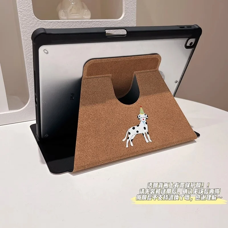 Cute Dog Case For 2024 New iPad Air 11" Pro11 2021 2022 9.7 5th 6th 10.2 Air3 10.5 10.9 12.9 13 Cover Gift Girl