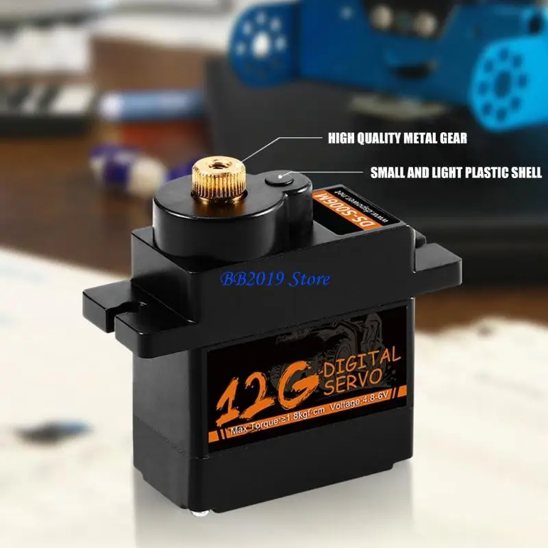 Q0KB Powerful High Torque Copper Gear Digital Servo for Remote Control Featuring Anti Burn