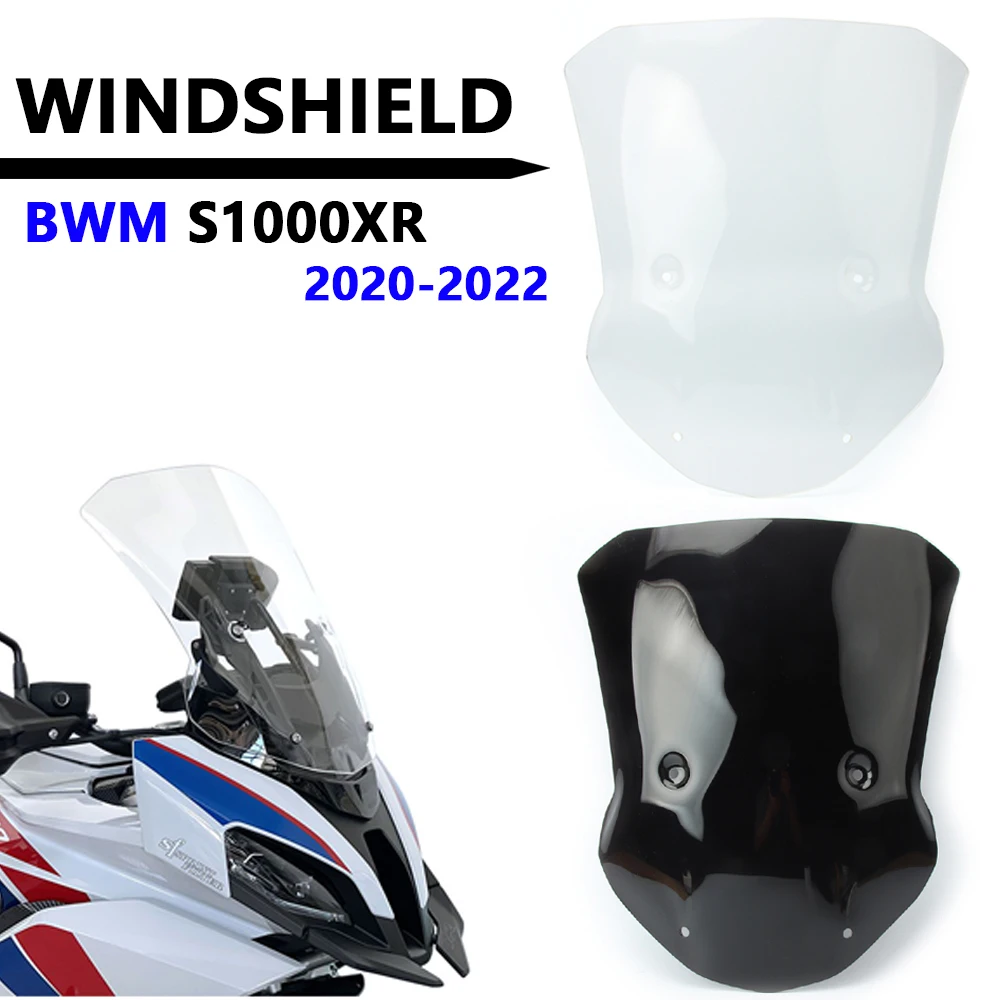 For BMW S1000XR S1000 XR Thicken Large Windshield Windscreen Wind Deflectors S 1000XR 20-2022 Wind Shield Screen Protector Parts