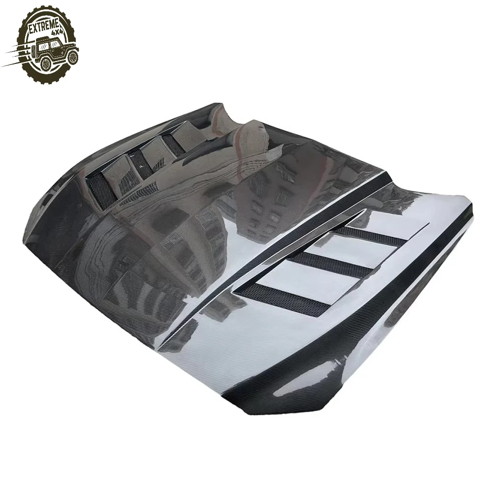 Carbon Fiber Fibre Front Bonnet Engine Hood for Ford Mustang GT EcoBoost 2018-2022