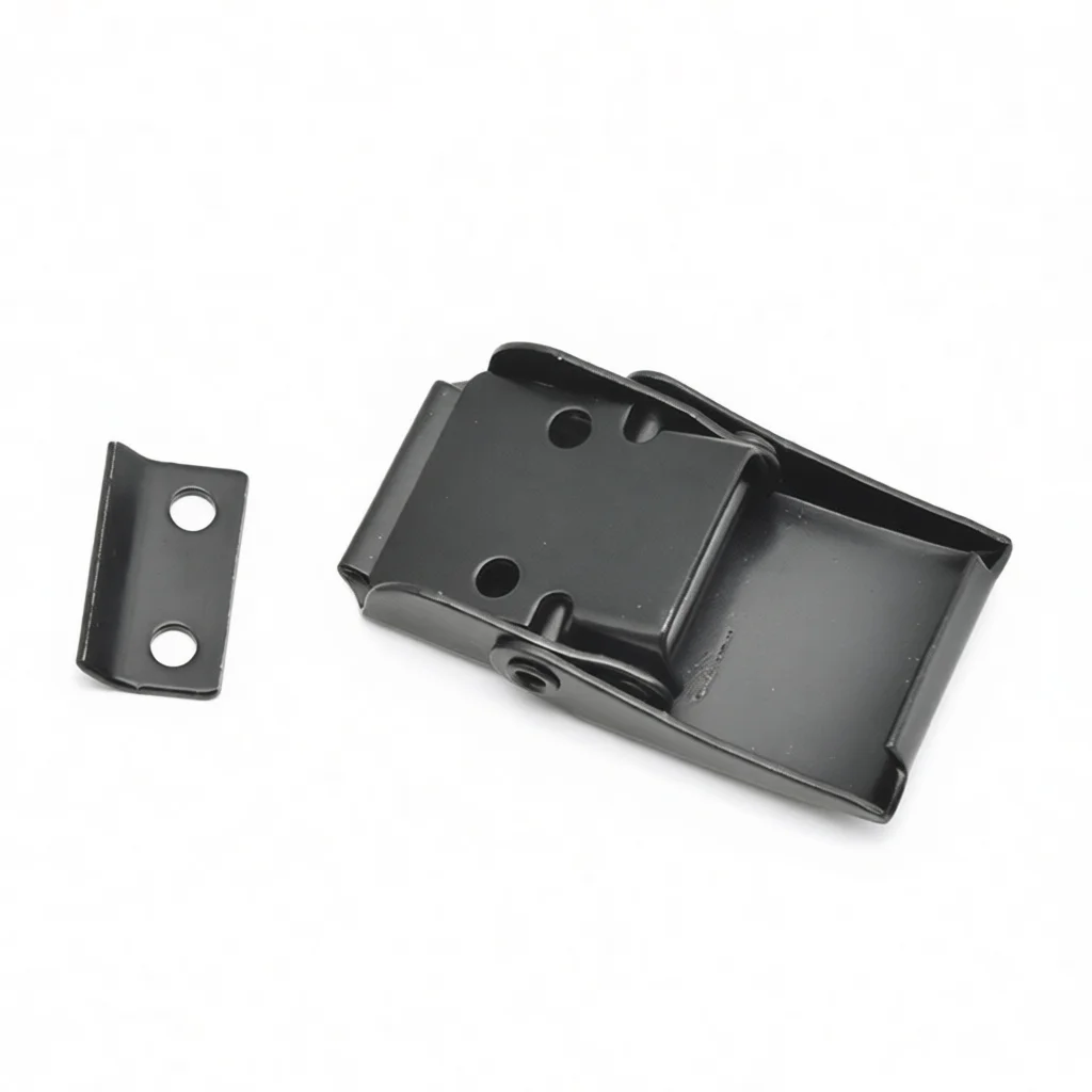 Carbon Steel Toggle Latch Black Plated Catch For Toolbox Dust Collector Smoke Purifier Case Industrial Fastener