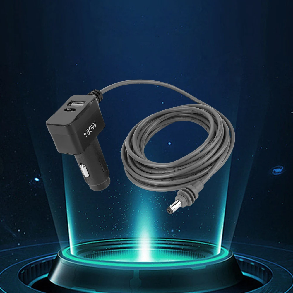 Kabel Starlink Mini 3-w-1 Ładowarka Samochodowa Kabel Zasilający DC 12V-24V Adapter Zapalniczki do Akcesoriów Starlink Mini