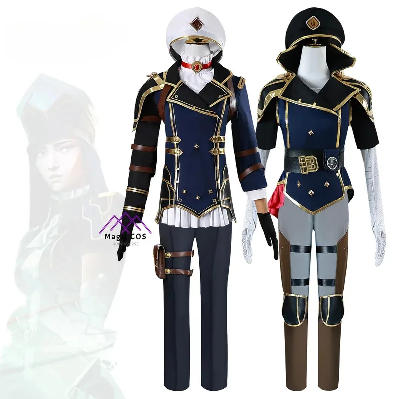 

Fantasia Arcane Caitlyn Cosplay Budget-Friendly 2024 Hot Anime LoL 2 Disfraz Costume Women Halloween Carnival Party Essential
