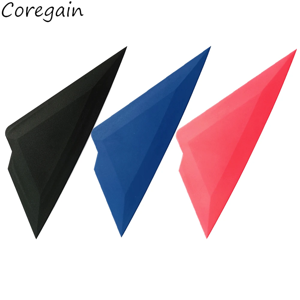 3 Hardness Triangle Go Corner Edge-closing Vinyl Squeegee Scraper Carbon Film Stickers Car Wrap Application Tint Tucking Tool