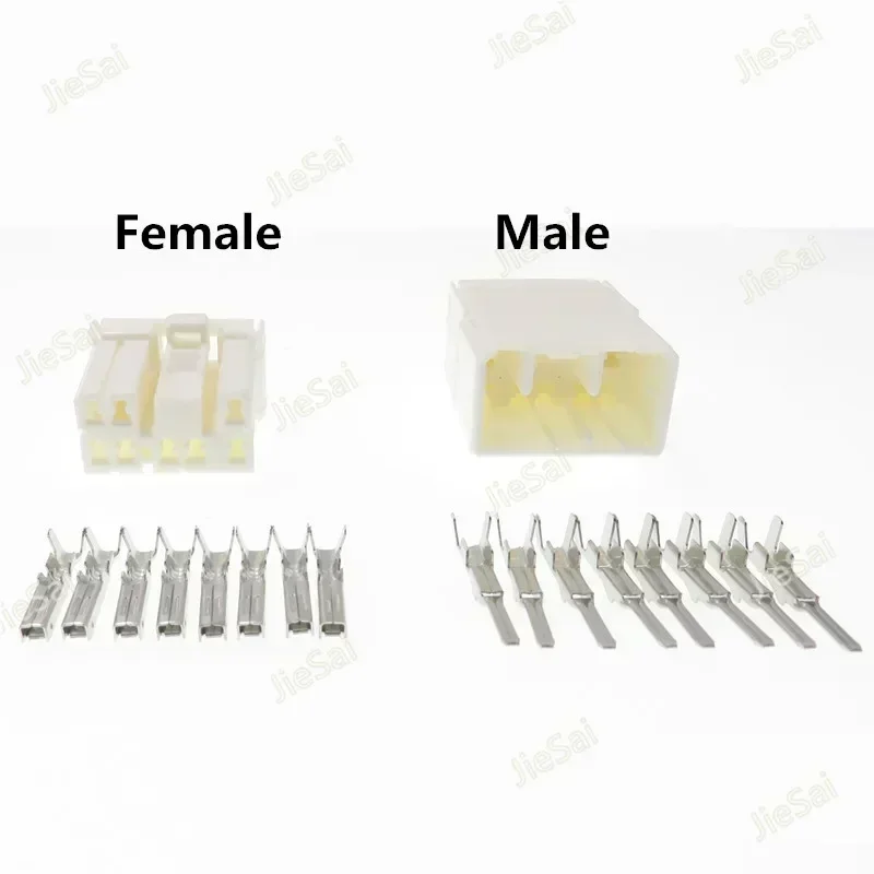 8 Pin Automotive Connector Female And Male Electrical Wiring Auto Plug 1-174931-1 173850-1