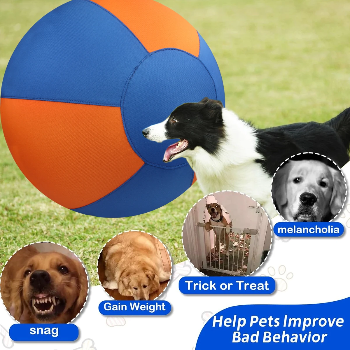 Outdoor Large Basketball Dog Toys Durable Pet Puppy Training Ball For Medium And Large Four-Legs Animal Interactive Game New