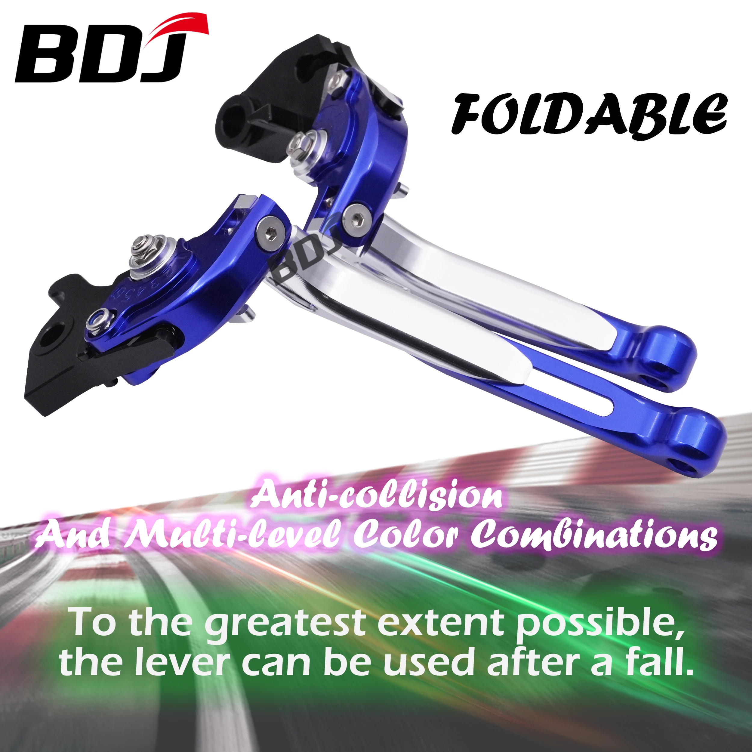 BDJ GSX-R750 Motorcycle Brake Clutch Lever Set Brake Lever Adjustable Folding Lever For Suzuki GSXR750 GSX-R 750 2011-2019