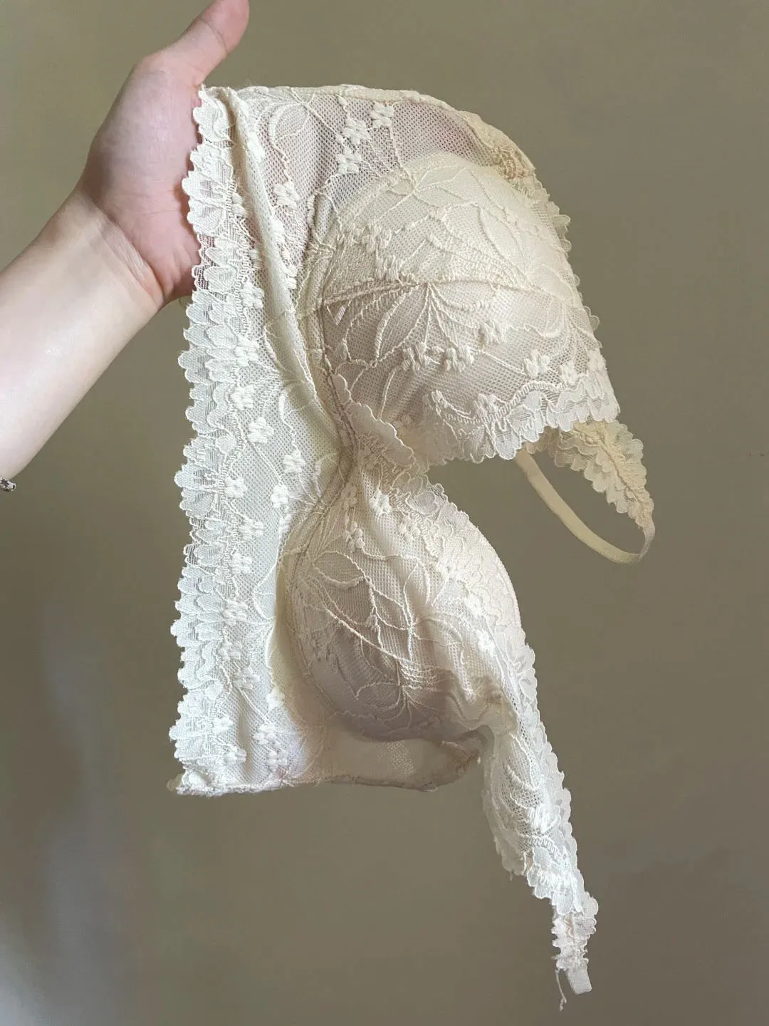 White Lace Backless Bra Women's Underwear Ensemble Fixed Strap Polyester Fiber Inner Wear Sexy Gathered Small Chest 2026 New ...