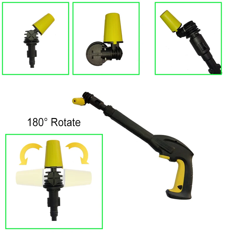 카처 K2-K7 세차건용 고압 노즐, 360 ° 스핀 노즐, 터보 물총 랜스, LAVOR 세차건 클리너