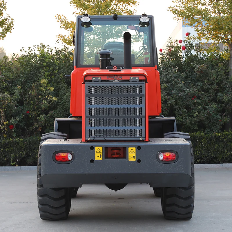 Customized Diesel Forklift Loader Small Mini Telescopic Wheel Loader Front Loaders  Multifunctional 4x4 Wheel Loader