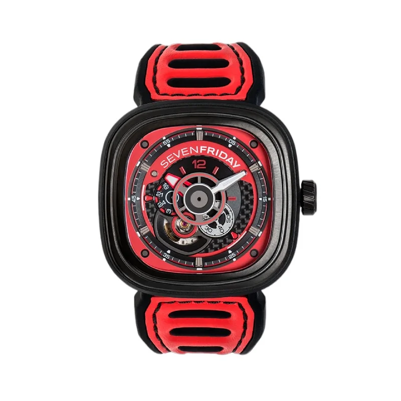 SEVENFRIDAY watch P3B/03/06 men\'s fully automatic mechanical watch P series waterproof fashion men watch luxury brand New Year