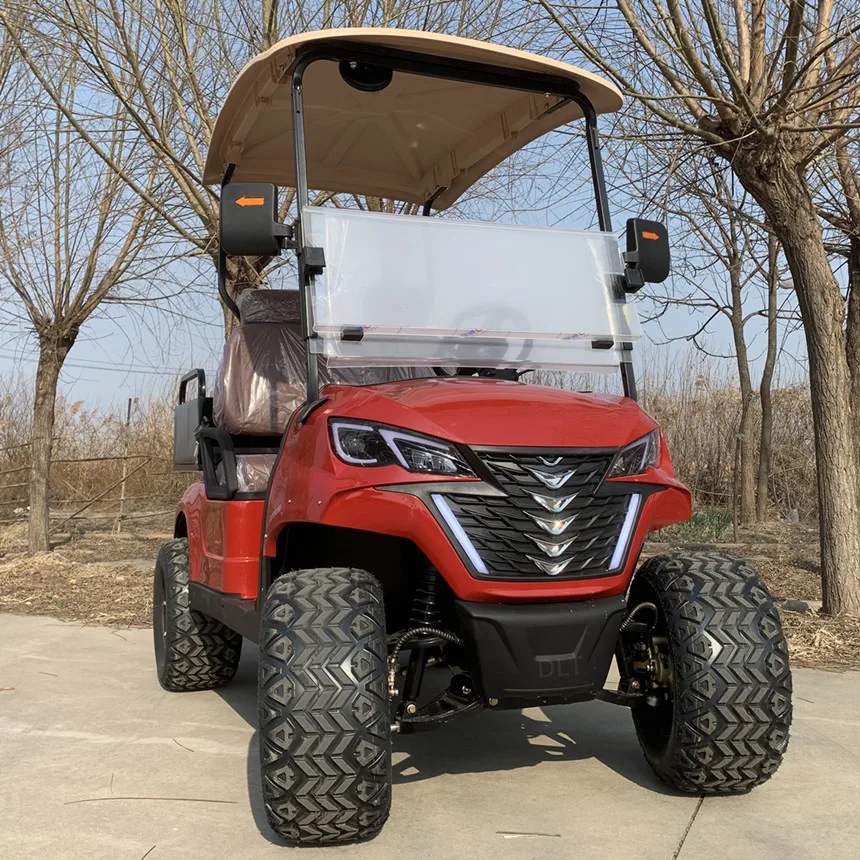 Factory Customized New Road Legal 5000W Lithium-Ion Battery Golf Cart 4+2 Seat Off-Road Seat Club Car Electric Go-Kart