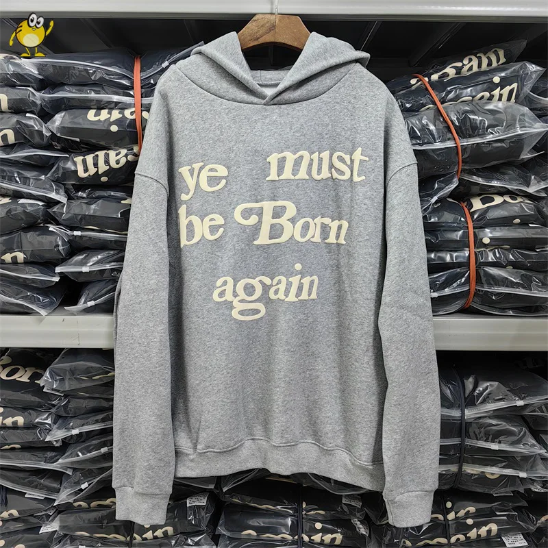 

Ye Must Be Born Again Puff CPFM.XYZ Hoodies Men Woman Loose Casual More Color Style Kanye West Pullover Sweatshirts