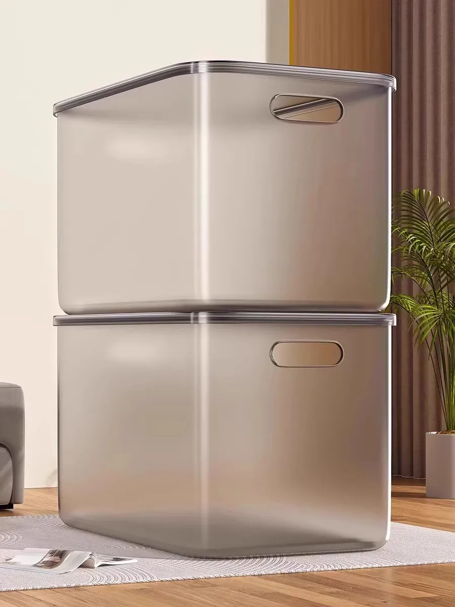 

Прозрачный пластиковый контейнер для хранения: органайзер для игрушек, одежды, корзина для хранения, дорожный органайзер для дома