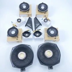 For BMW F10 F11 5 SeriesAudio Upgrade Kit Horn Midrange Speaker Tweeter Loudspeaker Cover Power Amplifier Refit Bass Subwoofer