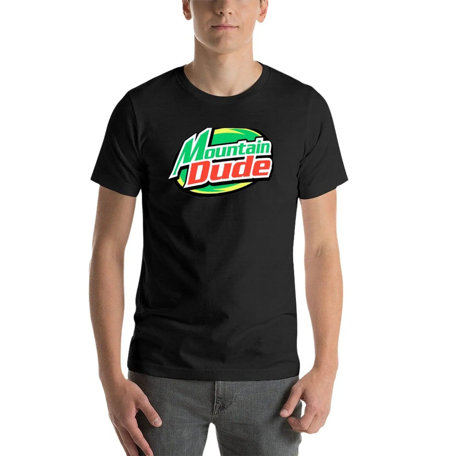 Mountain Sports Fans T-shirt masculina, camisas de algodão para meninos