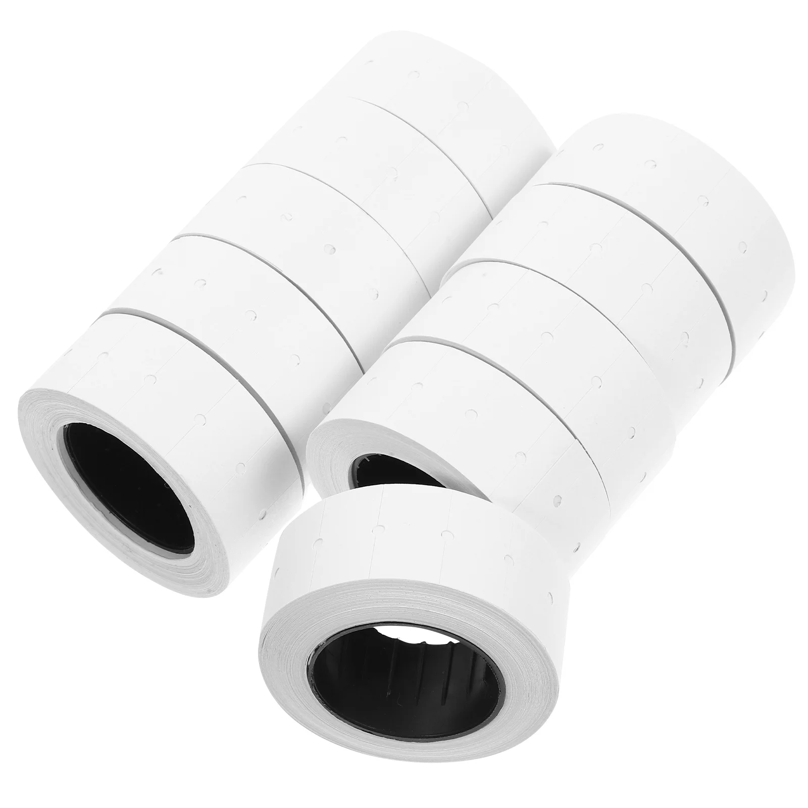 10 Rolls Price Tag Paper Ample Stickers for Pricing Labels Easy Apply Adhesive Backing for Product Identification in Commerce