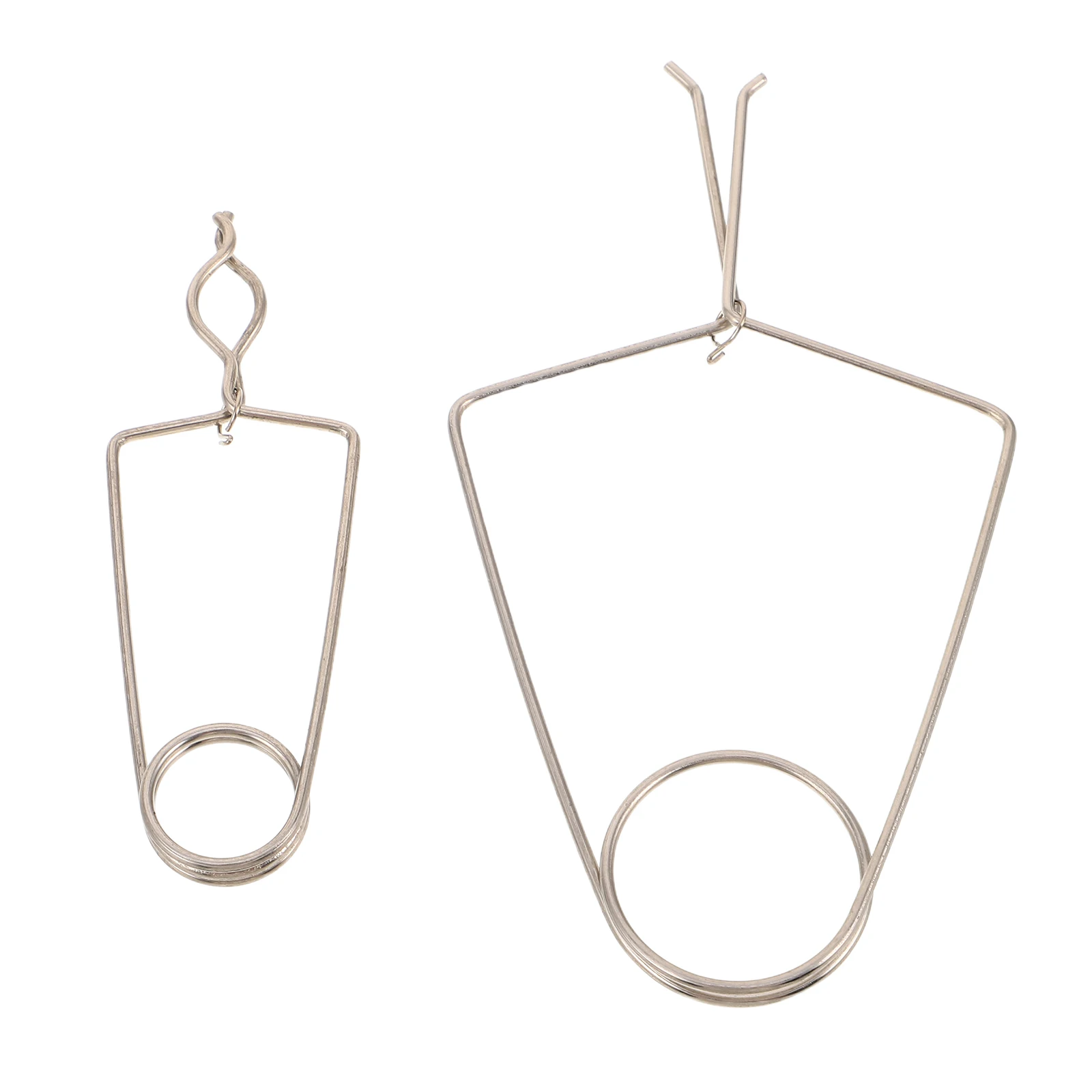 

2Pcs Flute Pad Clips Wind Instrument Repair Clamps Large Small Size Flute Trumpet Saxophone Oboe Welding Alignment Tool