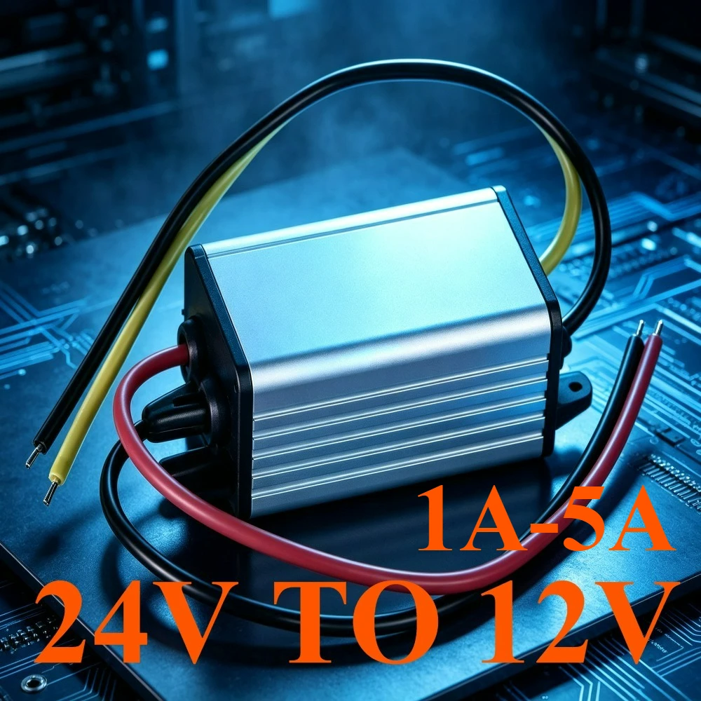 DC-DC 24V to 12V Converter Step Down DC DC 24V to 12V 1A 2A 3A 4A 5A Buck Model Converter 24V 12V Waterproof Module for car led