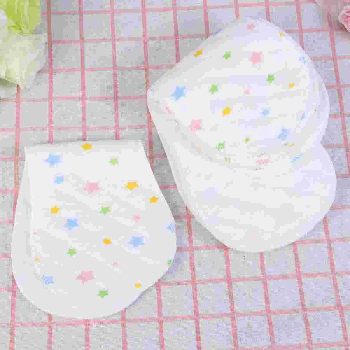 

25pcs Infant Cloth Diapers Peanut Shaped 3-layer Insert Baby Nappy Use Water Absorbent Breathable Diaper( Pattern Size