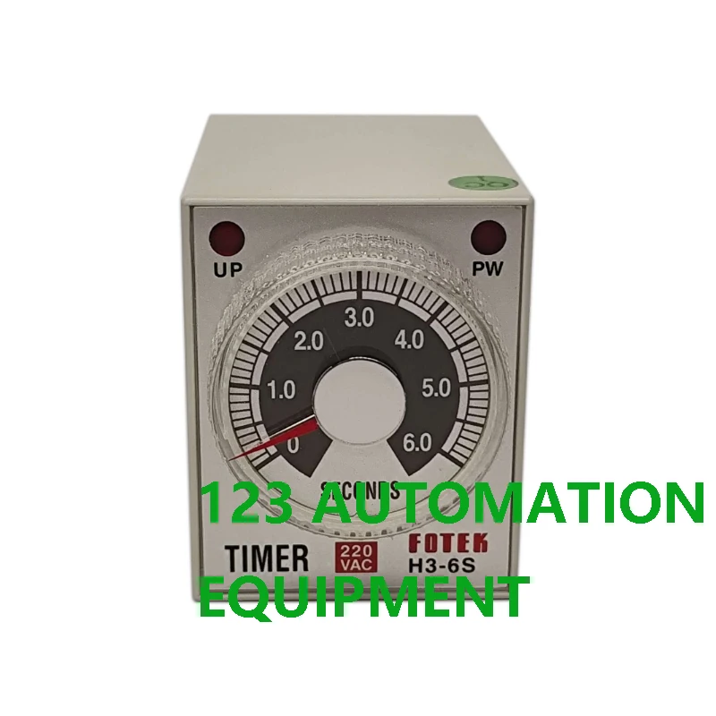 Authentic New FOTEK H3-M1 M3 M6-220V H3-1S 3S 6S 10S 30S 60S-220V H3-TRD-30S-110V TRD-30S-220V FK-M3-220V 3S-24VDC Time Relay