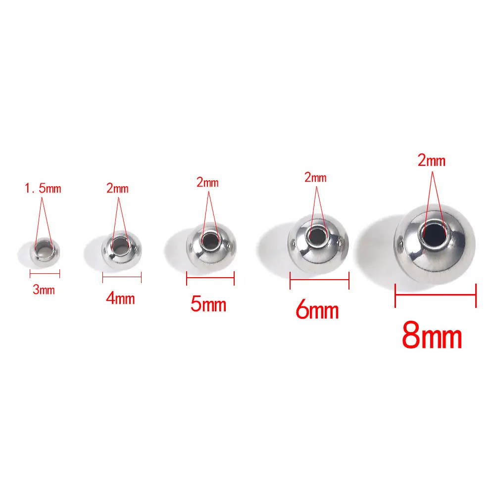 Rvs Spacer Kralen Voor Armbanden Sieraden Tussenlaag Diy Afscheiders Voor Rvs Sieraden Materialen Accessoires