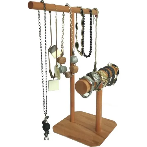 Uldemart Wood Jewelry Hanger Jewelry Stand Jewelry Organizer. Bracelet Strap