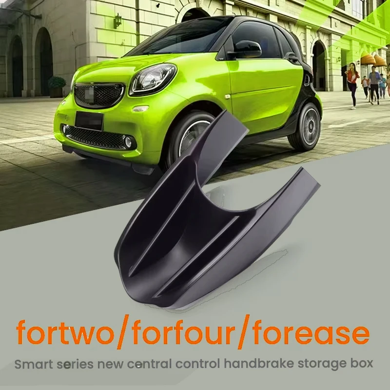 For 2022-2025 Smart Fortwo modified handbrake storage box four central gear storage box