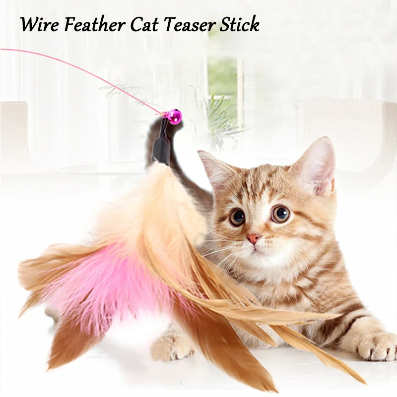 

10/20pcs Pet Cat Toy Plush Funny Play Cat Toys with Ring Bell Happy Cat's Accessories Good Elastic Rope Toy Pet Supplies