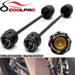 Motorcycle Front Fork Rear Axle Protective Cover Wheel Hub Anti-Collision Block For BMW S1000RR S1000R S1000XR 2021 2022 M S1000