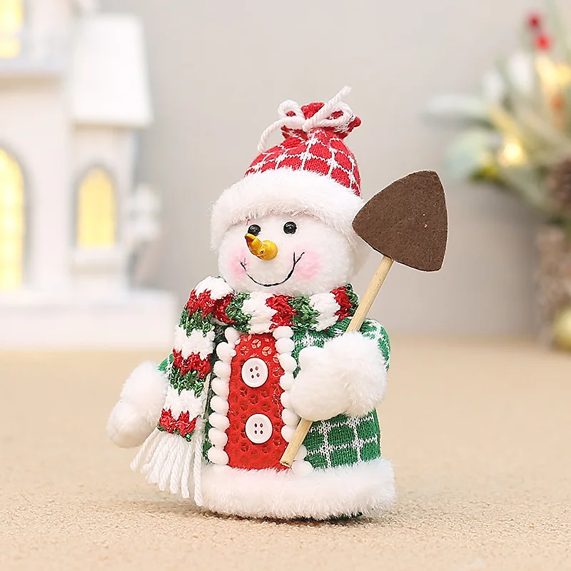 Cute Santa Claus Snowman Elk Doll Children Xmas Gift Xmas Tree Plush Ornaments Home Chirstmas Decorations Party New Year Navidad - Image 5