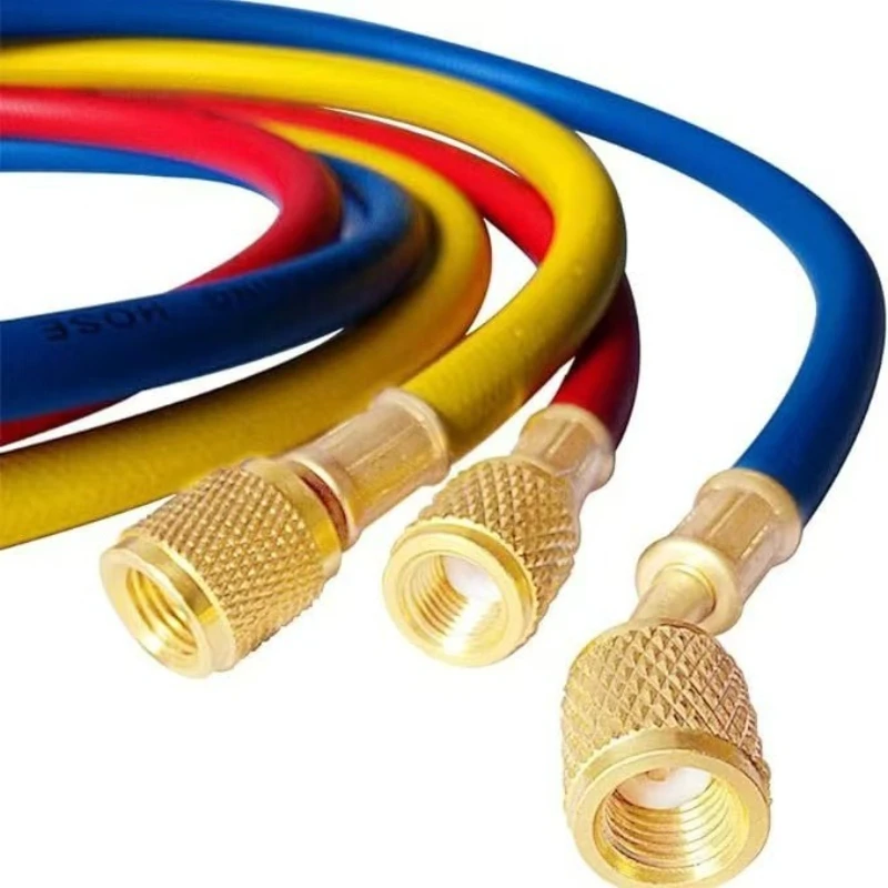 Air Conditioner Charging Pipe R22R134 Snow Refrigerant Test High Pressure 410 Fluorine Filled Hose Accessories Three