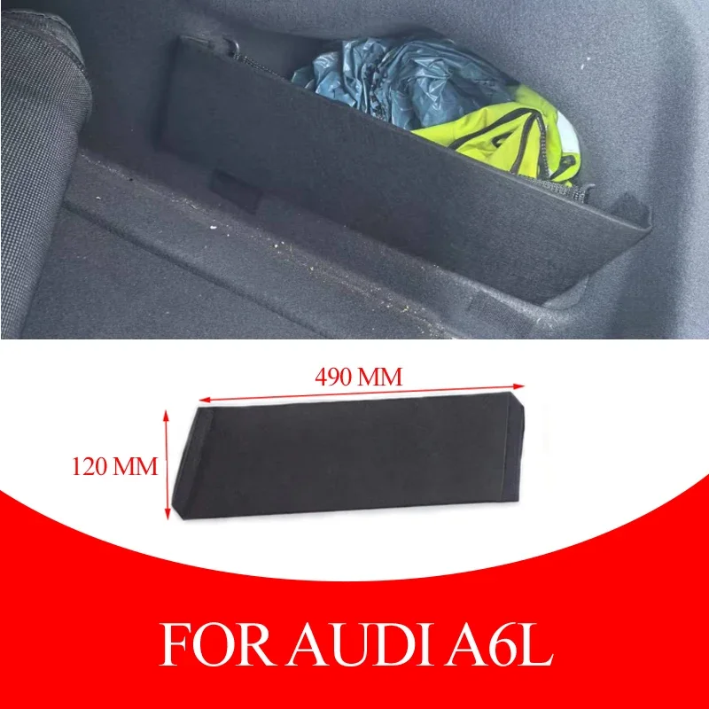 Trunk storage baffle tail box storage compartment baffle storage partition for Audi A6L 2018 2019 2020 Car accessories