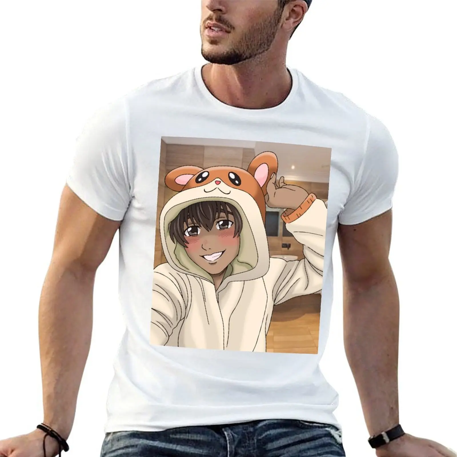

Phichit Kigurumi Selfie T-Shirt g man t shirts for men t shirt men 100% cotton luxury brand T-Shirt