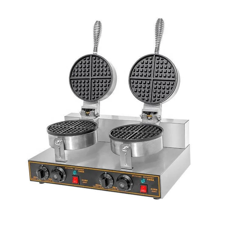 electric sandwich maker detachable stainless steel grill breakfast toaster waffle machine bakeware non-stick bubble cake oven