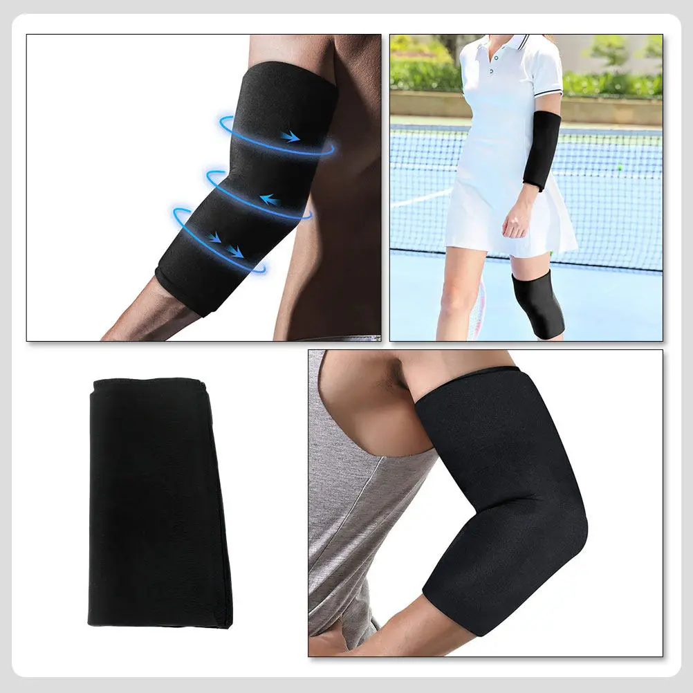 Gel Elbow Protector for Basketball, Tennis, Golf, Soccer, Running & Hiking – Comfortable Stretchable Arm Wrap