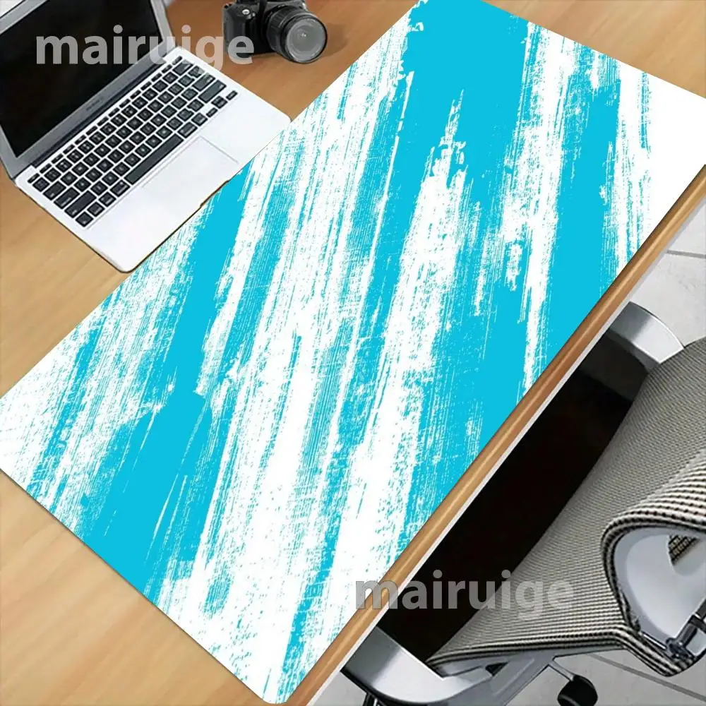 Blue wind table mat large size playmat keyboard accessories boost mouse sliding speed laptop bedroom games