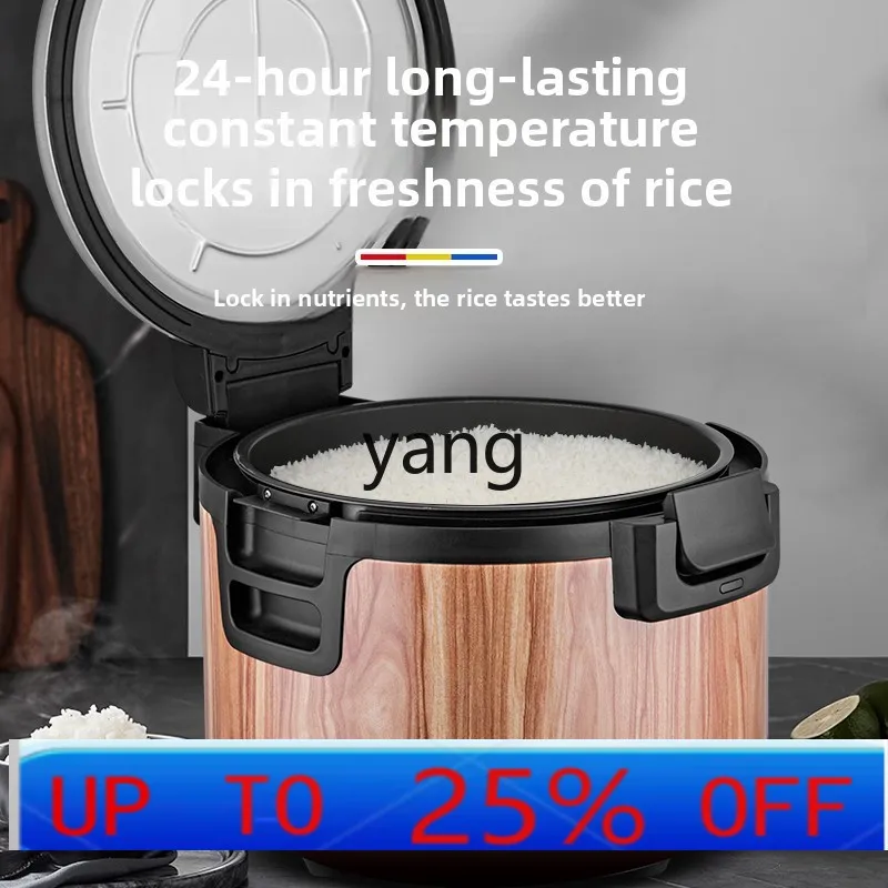 

lmm commercial thermal insulation bucket temperature adjustment rice thermal insulation pot stall plug-in heating