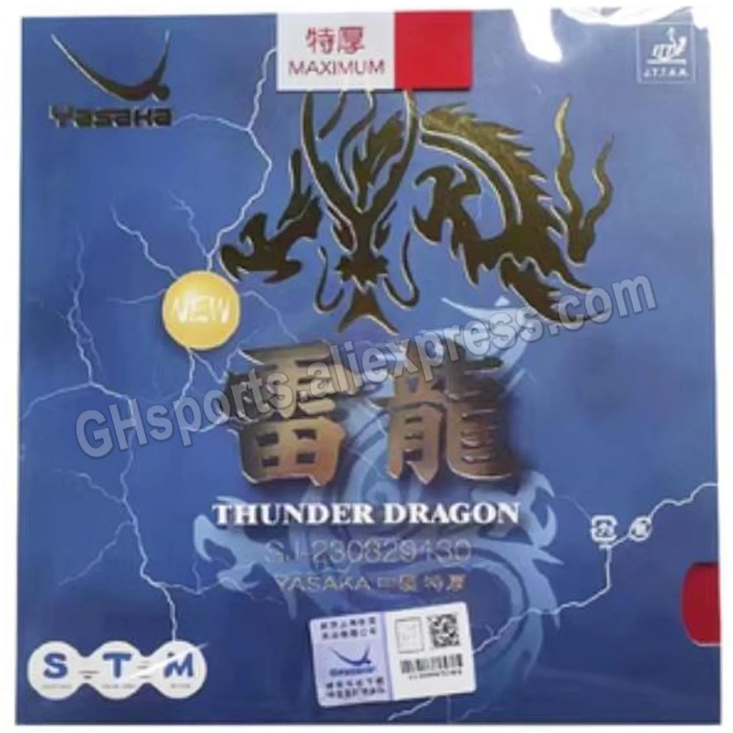 

2020 New - YASAKA THUNDER DRAGON / HOVERING DRAGON Table Tennis Rubber Original YASAKA Ping Pong Sponge