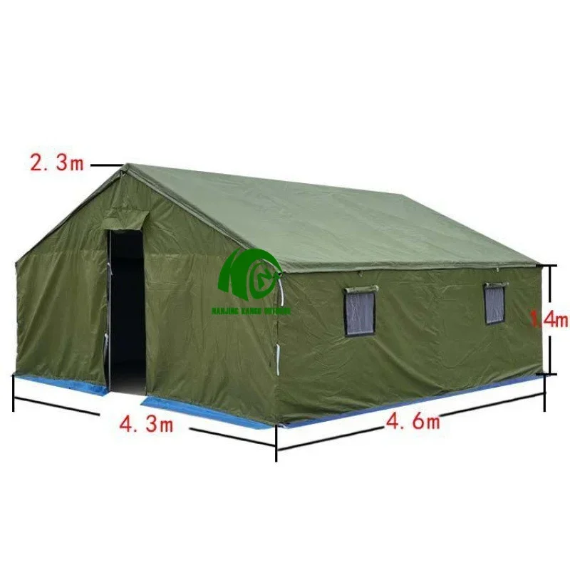 Tenda per sollievo dai rifugi di emergenza in caso di catastrofe per affari civili in cotone poliestere di vendita calda di Kango