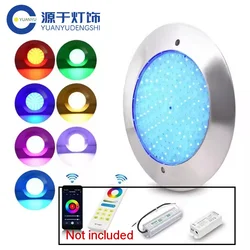 RGB Underwater Lights 12V IP68 LED Swimming Pool Light 18W 25W 35W Mobile APP control Pool Party Decoration Fountain Lamp