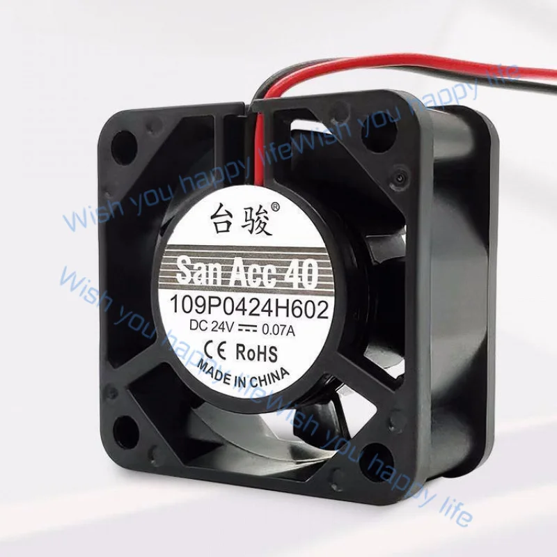 L... For SANYO 109P0424H602 DC24V 0.07A 40*40*20mm 2-Pin Computer Server Fan
